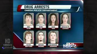 Seven Arrested for Drugs in Oneida