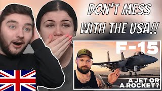 British Couple Reacts to F-15 Eagle - The Most Gangster Fighter Jet Of All Time