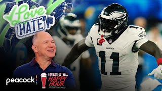 Week 15 Love/Hate: De’Von Achane, A.J. Brown, Justin Jefferson, and more | Happy Hour (FULL SHOW)
