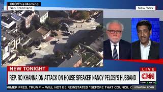 Ro Khanna on The Situation Room with Wolf Blitzer on CNN discussing the attack on Paul Pelosi