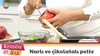 Narlı ve çikolatalı pelte