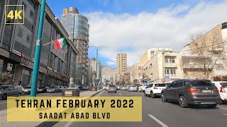 IRAN TEHRAN 2022 [4K] - Saadat Abad (بلوار سعادت آباد)