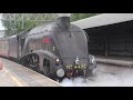 LNER A4 4498 'Sir Nigel Gresley' on a loaded mainline test run | 17/05/22