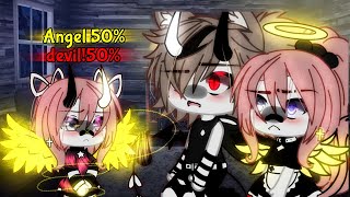 تصبيرة فخمه✨🔥:(انا مزيج منكم!✨🔥) Angel or Devil ?🔱 meme//trend tik tok gacha life✨❤️! تصبيرة قاشا💞