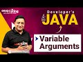 Varags in Java | Variable Arguments | Java Array | Java for Developers | #Java #Lec57