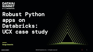 Automating Unity Catalog Migration with UCX: Building Robust Python Applications on Databricks