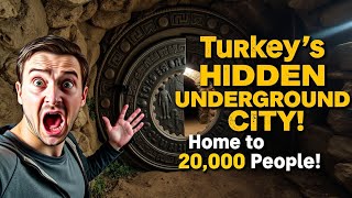 Turkey’s Hidden Underground City: Home to 20,000 People! #Derinkuyu#UndergroundCity #Turkey