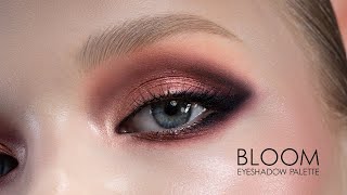 Soft Cut Crease Glam ft. BLOOM EYESHADOW PALETTE | Natasha Denona Makeup