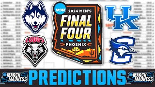March Madness 2024 Predictions | 2024 NCAA Tournament Full Bracket Predictions