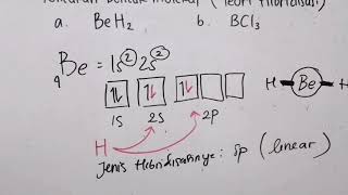 Bentuk Molekul Teori Hibridisasi (Pembahasan Soal)