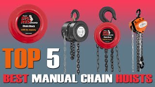 5 Best Manual Chain Hoists (Reviews \u0026 Buying Guide) in 2022