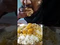 eating show ||Asmr Eating Kashmiri Aloo Dam With White Rice ||#shorts