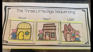 Three Little Pig Sequencing Video
