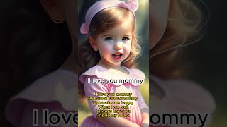 #Short I love you mommy - English For Kids - English Song