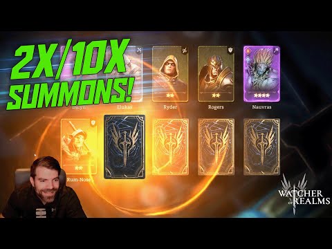 Super Lucky 10x and 2x Summons! Watchers of Realms