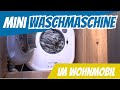 Mini Waschmaschine im Wohnmobil