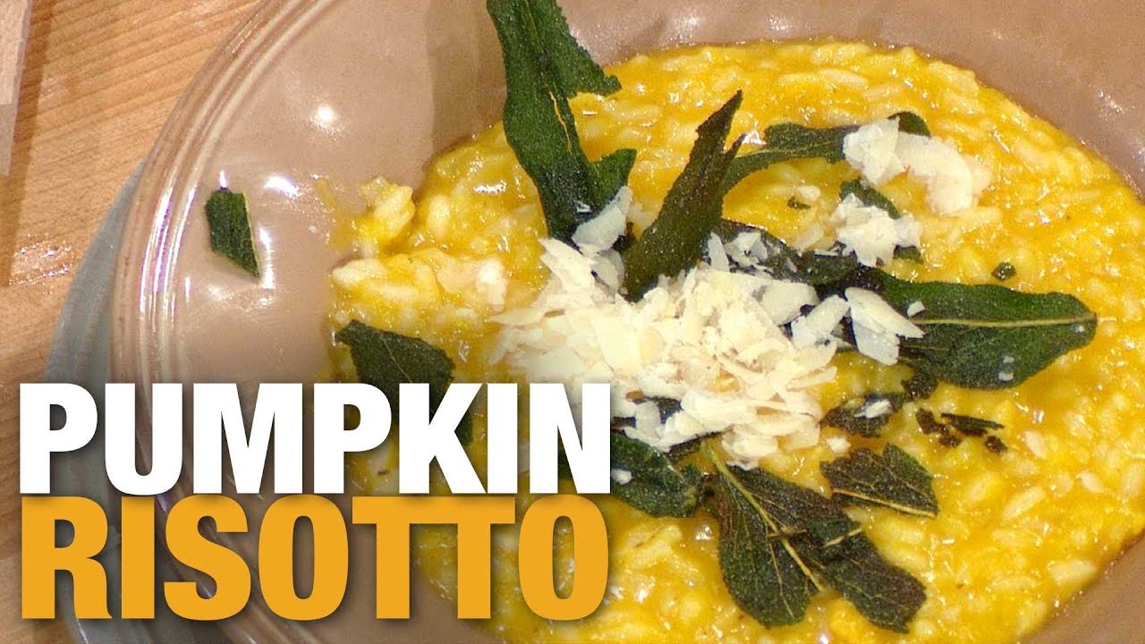 How To Make Pumpkin Risotto Rachael Ray Show Youtube