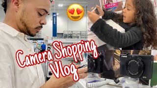 CAMERA SHOPPING VLOG | Canon G7X Mark lll 🥰