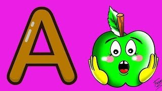 A for Apple, B for Ball, ABCD, ABCD Alphabets, English Alphabets, English Rhymes, English Letters,