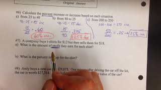 FADA Notes 1-7 Percent Increase, Decrease Part 2