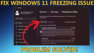 FIX: Windows 11 keeps Freezing Randomly (2023 EDITION)