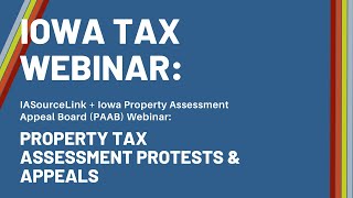 Property Tax Assessment Protests & Appeals