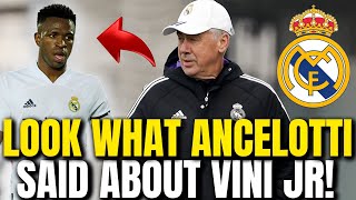 💥 ATTENTION! FINALLY! ANCELOTTI TALKS ABOUT VINI JR! SURPRISED EVERYONE! | Real Madrid News