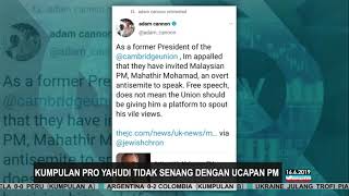 Pro Yahudi Tidak Senang Dengan Ucapan Tun M