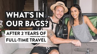 WHAT WE PACK FOR TRAVEL FULL-TIME | Minimalist travel bag packing
