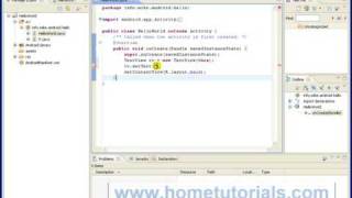 Google Android App Tutorial Training hometutorials