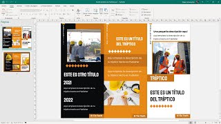 Cómo hacer un tríptico o brochure en Publisher - Guía 2021