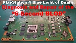 The 6 Second PS4 Blue Light of Death (BLOD) - Diagnosis and Repair