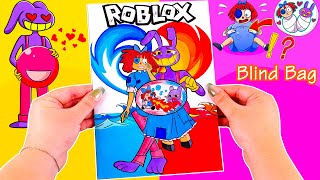 🎪Paper DIY 🎪 Roblox Digital Circus Ragatha \u0026 Jax Pregnant Compilation - Outfit Blind Bag 블라인드백 ASMR