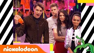 Jace Norman Wins Favorite TV Actor 📺 Second Year in a Row | Kids' Choice Awards 2018 | Nick