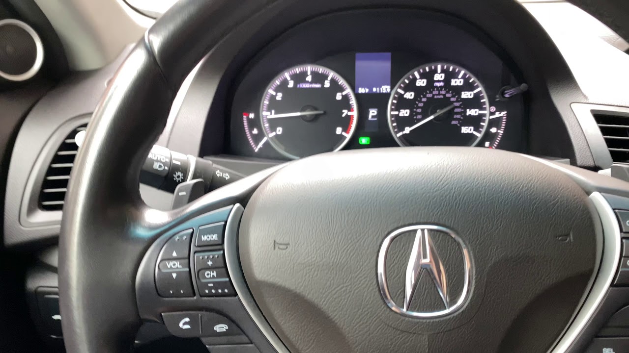 ACURA MDX - How To Adjust Steering Wheel Height - YouTube