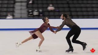 Molly Cesanek / Yehor Yehorov (USA) FD - Lake Placid Ice Dance International 2021 (mounting)