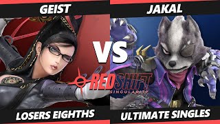 RedShift: Singularity TOP 8 - Geist (Bayonetta) Vs. Jakal (Wolf) Smash Ultimate - SSBU