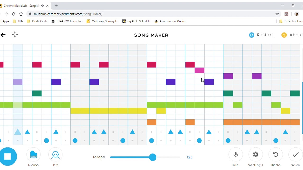 Chrome Music Lab Song Maker:me Just Making Tunes - YouTube