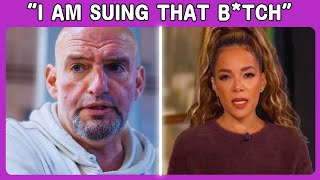 Fetterman Takes Legal Action Against The View Host Sunny Hostin