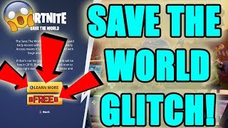 fortnite save the world for free glitch unlimited v bucks - fortnite v bucks kostenlos