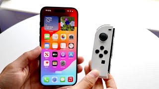 How To Connect Switch JoyCon To iPhone 15/iPhone 15 Pro!