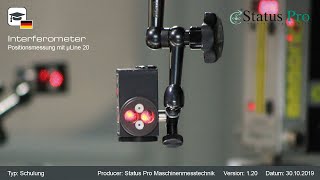 Positionsmessung mit einem µLine 20 Laserinterferometer in Theorie und Praxis