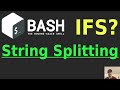 Splitting Strings by a Delimiter with IFS or Bash's String Replace