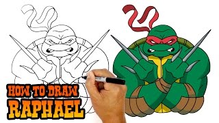 How to Draw Raphael | Teenage Mutant Ninja Turtles