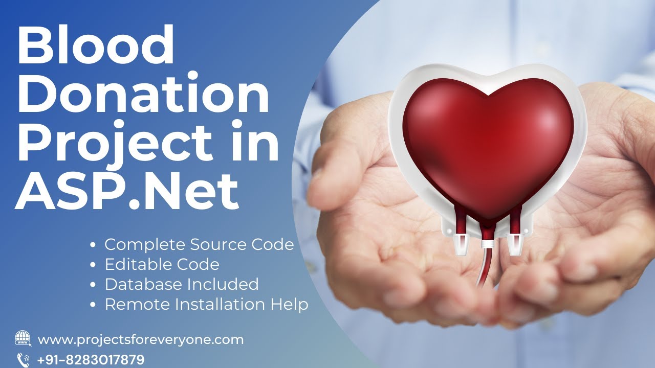 Blood Donation Project In ASP.net With C#.Net With Source Code 2019 ...