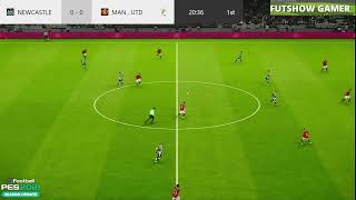 NEWCASTLE  vs MANCHESTER United GAMEPLAY PES21