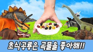 한국어ㅣ초식공룡을 한 번 키워보자! 공룡이야기, 곡물 먹이주기!! 어린이 한글 만화, 교육영상, 컬렉타 #114ㅣ꼬꼬스토이