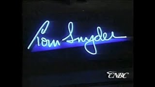 Tom Snyder's Last Cable Show w/Bob Newhart, Calvert DeForest, Dec. 1, 1994