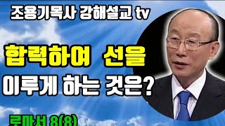 합력하여 선을 이루게하는것은? 로마서 8-8 #조용기목사 #로마서강해 #합럭하여 선