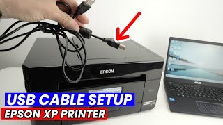 How to Setup Any Epson XP Printer Using a USB Cable
